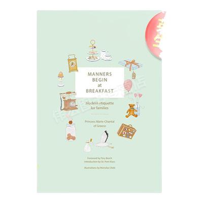 【现货】礼仪始于早餐现代家庭儿童礼仪手册（新版）英文生活综合进口原版书精装Manners Begin At Breakfast vendome press Pri