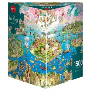 现货包邮 HEYE德国进口成人益智拼图30087奥德赛1500片三角减压