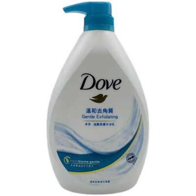 港版多芬温和去角质沐浴露1000ml