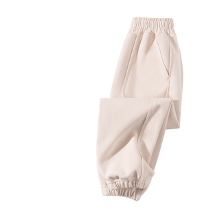 回力儿童德绒防风裤男童女童裤子加绒2025新款保暖秋冬中大童长裤