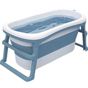 世纪宝贝儿童洗澡盆新生婴儿泡澡桶宝宝浴盆折叠加大游泳桶家用