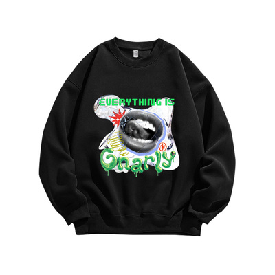 韩女团Kpop爱豆Katseye粉丝应援周边重磅纯棉长袖卫衣服男女同款