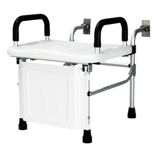 雅德蹲便器坐架壁挂式折叠老人方便椅改蹲厕神器残疾人洗澡马桶凳