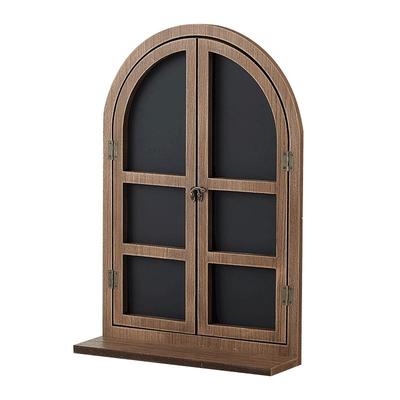 美式乡村复古做旧假窗墙面装饰