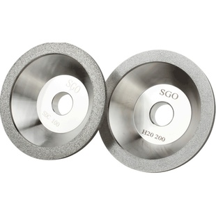 台湾SGO钻石碗型砂轮金刚石钨钢万用能磨刀机砂轮合金沙轮钨钢刀