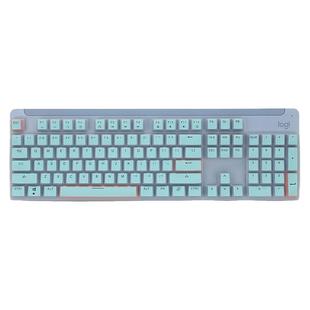 适用于罗技104键盘膜K865机械键盘保护膜K845台式键盘贴膜全覆盖按键位套防尘垫Logitech无线键盘罩防水硅胶