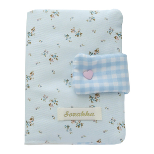 蔷薇海洋 文艺碎花书衣A6手帐本ins手工布艺笔记本女生记事本礼物