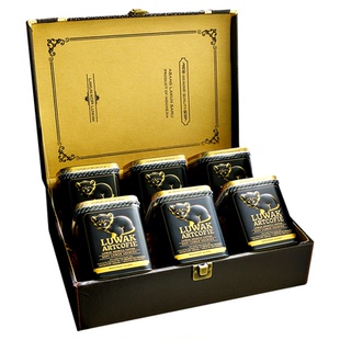 印尼原装进口爱图鲁瓦克猫屎咖啡豆现磨手冲咖啡罐装礼盒顺丰送人