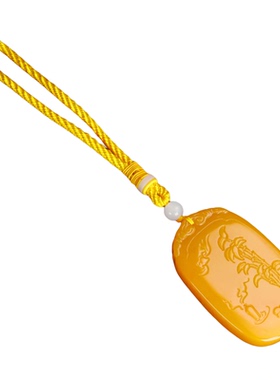 和田玉黄玉竹子蝙蝠手把件