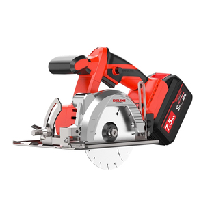 德力西5寸无刷电圆锯圆盘锯锂电切割机云石机充电式无线手提锯