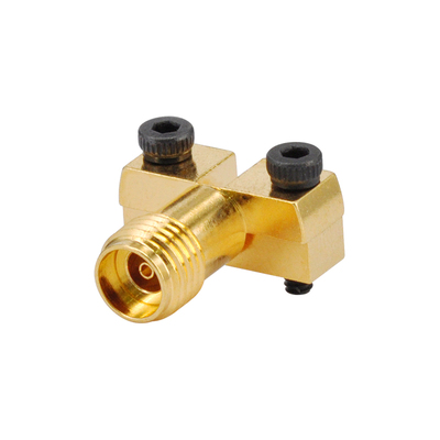 谷波互连2.92mm免焊接连接器 PCB夹板边缘 DC-40GHz  2.92-KHD23