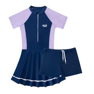 儿童泳衣女童分体青少年泳衣中大童泳衣女学生2026新款泳装游泳衣