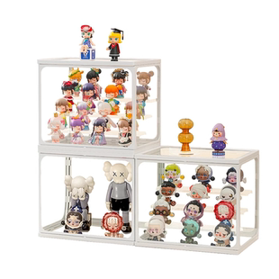 盲盒收纳展示架透明亚克力手办娃娃立牌架子儿童手办摆件摆置物架