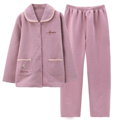 秋冬季外穿中老年女士夹层