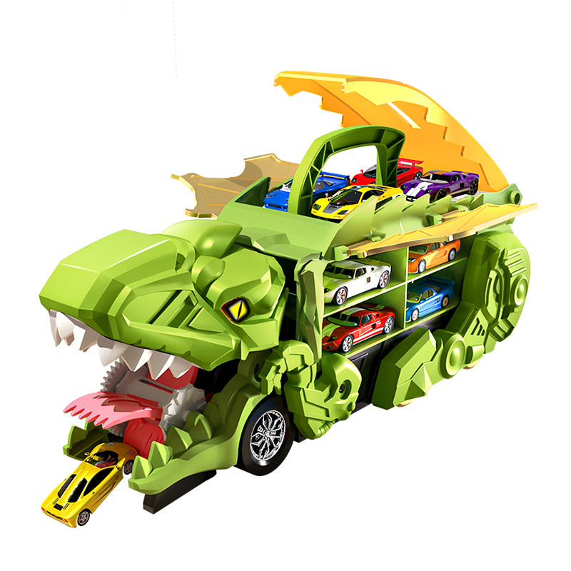 儿童大号恐龙玩具车模型合金小汽车工程卡车玩具3男孩6岁运输货车