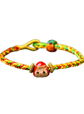 小朋友手绳端午节五彩绳可爱萌粽