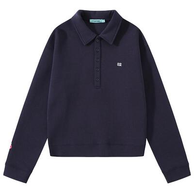 APPARITION复古polo领长袖外套