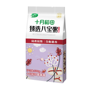 十月稻田八宝粥500g五谷杂粮米熬粥煮粥早餐粥混合谷物粗粮腊八粥