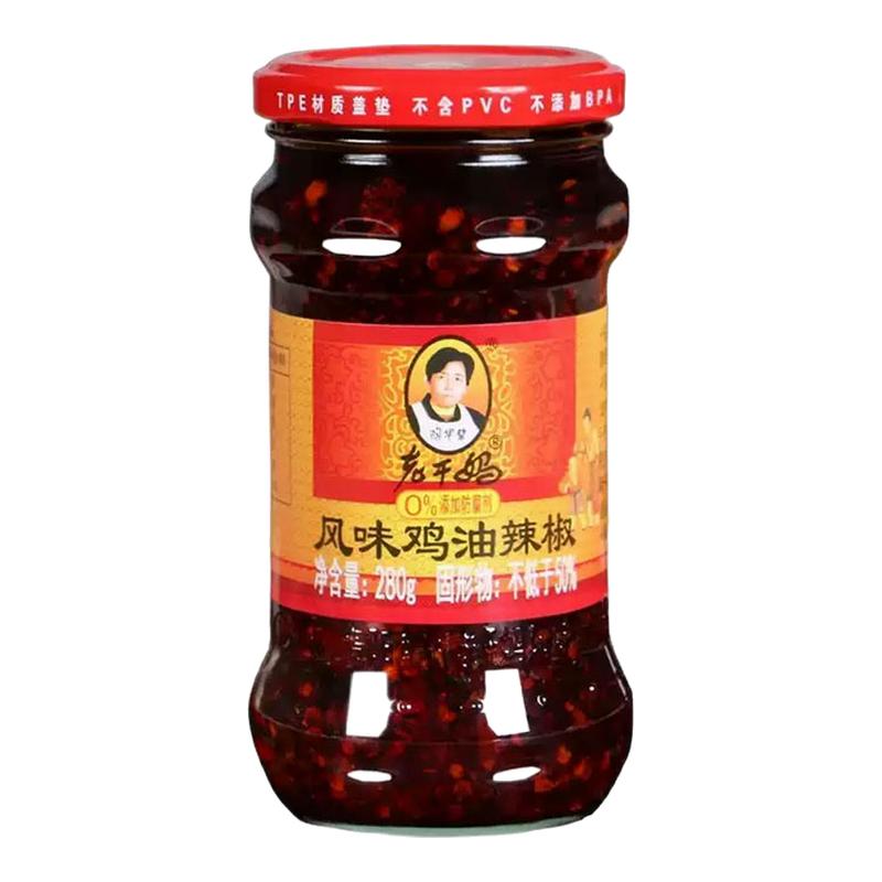 老干妈风味鸡油辣椒280g辣子辣椒酱