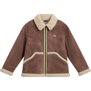 李宁童装外套男女大童青少年运动潮流系列冬季加绒保暖休闲童装