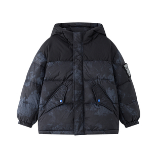 漫画家【贴贴熊羽绒】90绒男童羽绒服防水防污三防加厚保暖羽绒服