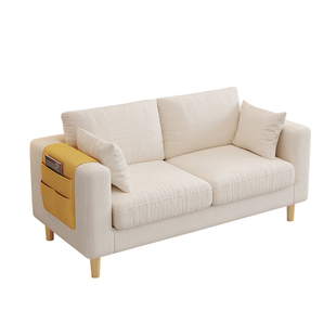 沙发客厅2026新款小户型出租房公寓服装店家用卧室双三人布艺沙发