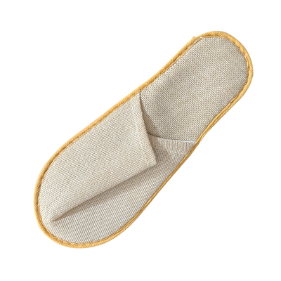 酒店民宿棉麻一次性拖鞋
