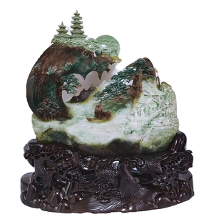 玉石玉雕独山玉摆件工艺品玉山子