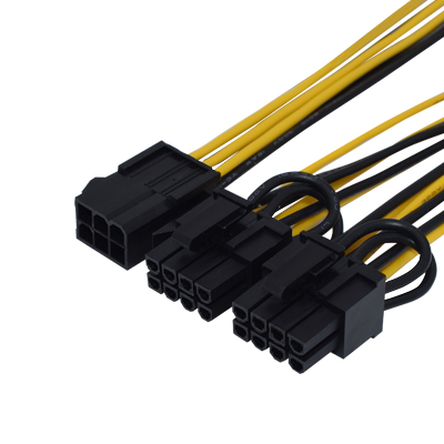 6pin双8显卡供电线电源延长线