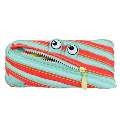 条纹学生文具拉链袋收纳包笔袋