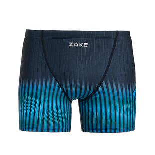 洲克男士泳裤平角专业游泳训练zoke大码速干防氯减阻学生比赛泳裤