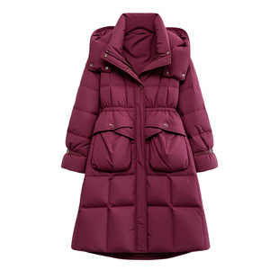 2025雅鹿官方新款秋冬季加厚时尚保暖女中长款羽绒服女款百搭外套