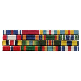 军迷美国将军官常服礼服迷彩布条胸条胸章勋略勋章资质资历架徽章