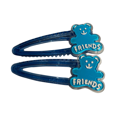 克莱因蓝色小熊侧边夹