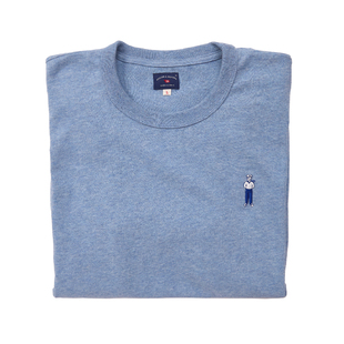 国棉壹厂小海军BOYNAVY系列纯棉宽松圆领短袖男女款小海军绣花t恤