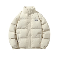 情侣白鸭绒立领羽绒服宽松鸭绒服