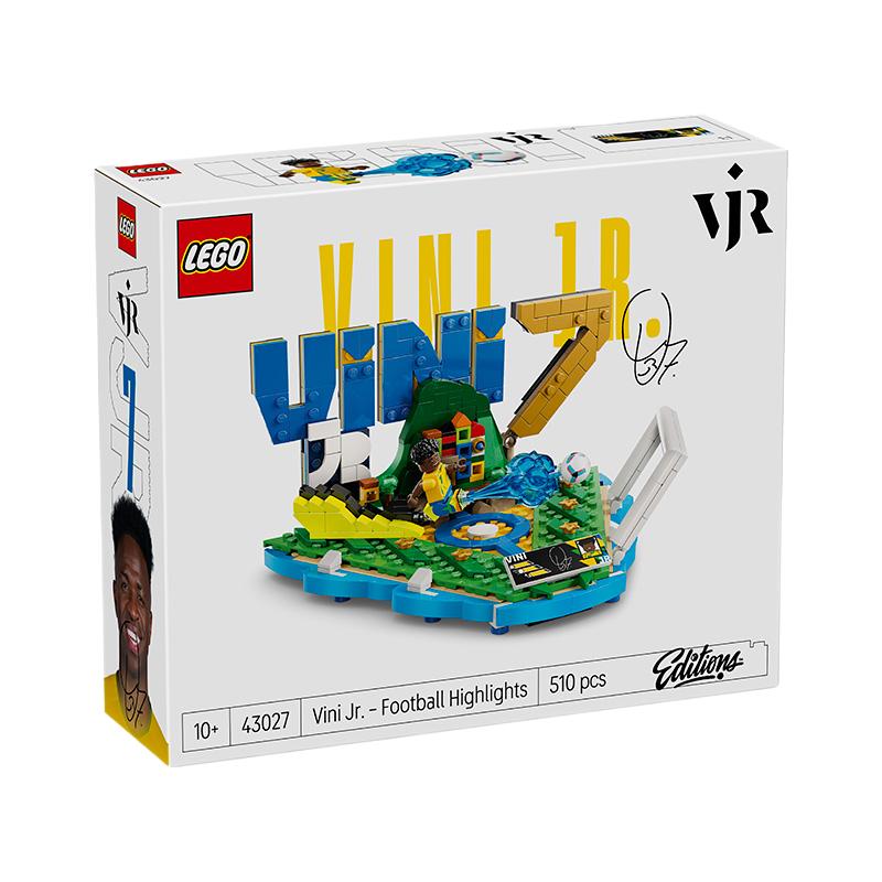 LEGO/乐高玩具43027维尼修斯 - 经典进球瞬间积木【6仓正品行货】