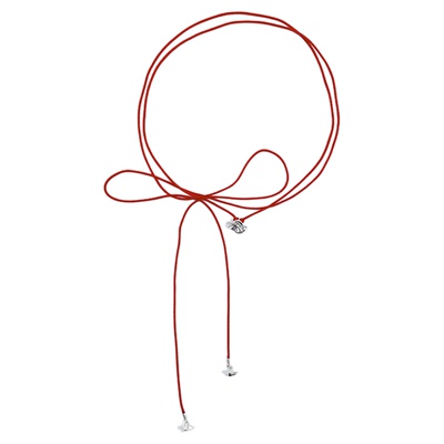 XTASTE Picnique花朵细绳多种戴法长项链原创设计百搭高级感气质