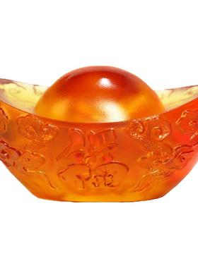 琉璃元宝如意福禄招财风水摆件