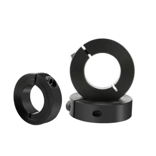 钢开口型固定环光轴圈夹紧环夹轴器轴套轴承分离限位环轴45碳素钢