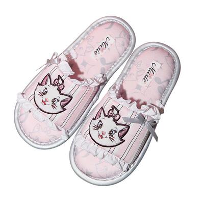 Gukoo/果壳拖鞋女春秋款玛丽猫联名2026新款可爱平底女士居家拖鞋