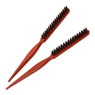 猪鬃毛尖尾梳子高颅顶头发蓬松梳