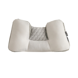 蝶形荞麦皮壳护颈椎枕头枕芯科技分区回弹牵引拉伸支撑侧睡枕