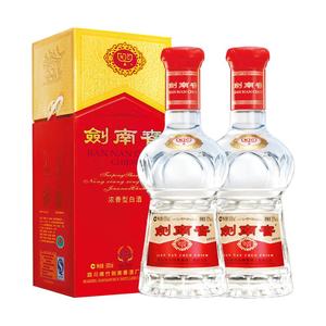 剑南春水晶剑52度白酒500ml*2瓶浓香型 商务宴请送礼