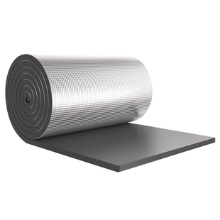 保温棉加厚防冻隔热棉防水火自粘铝箔材料橡塑棉阳光房彩钢瓦屋顶