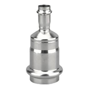 304不锈钢欧标卡压管件异径直接水管接头双卡压穿线饮用水管配件