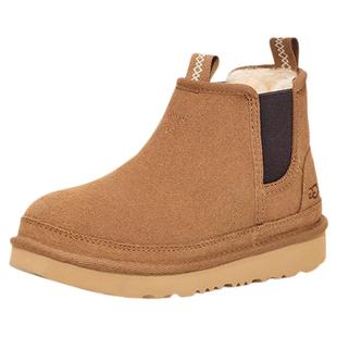 UGG童鞋秋冬儿童雪地靴加绒保暖大小童平底切尔西短靴 1143706
