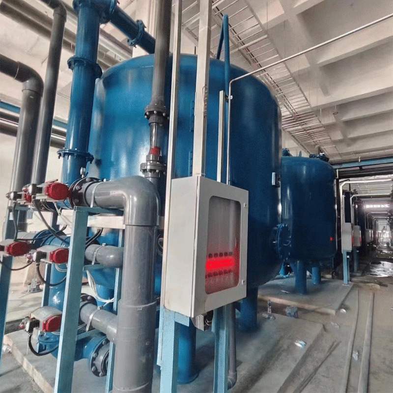 厂家直供石英砂锰砂多介质活性炭过滤器自来水地下水碳钢过滤罐