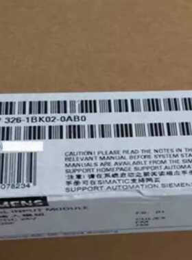 议价西门子6ES73261BK020AB0S7300数字输入控模块6ES7326-1BK02-0