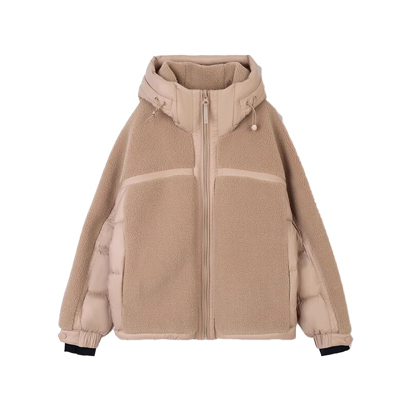 【梓渝同款】【双绒系列】鸭鸭羽绒服男女同款2025冬新款连帽外套